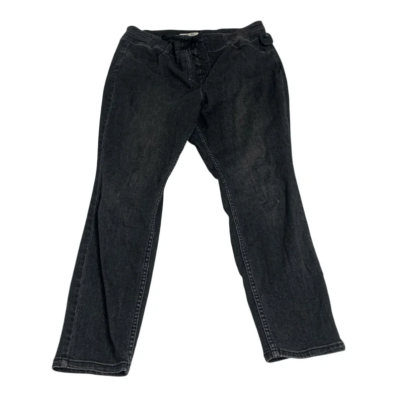 Quilted Winter HatsJeans Straight By We The Free In Black Denim, Size: 20