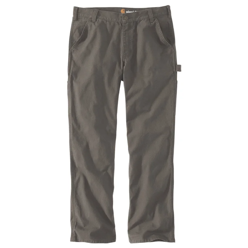 Men's Pants with Hidden PocketsCarhartt Men's Rugged Flex® Relaxed Fit Duck Dungaree_Tarmac