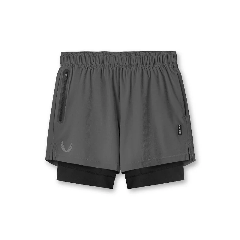 Men's Formal Trousers for Business0784. Ultralite™ 6" Liner Short   - Raven/Black