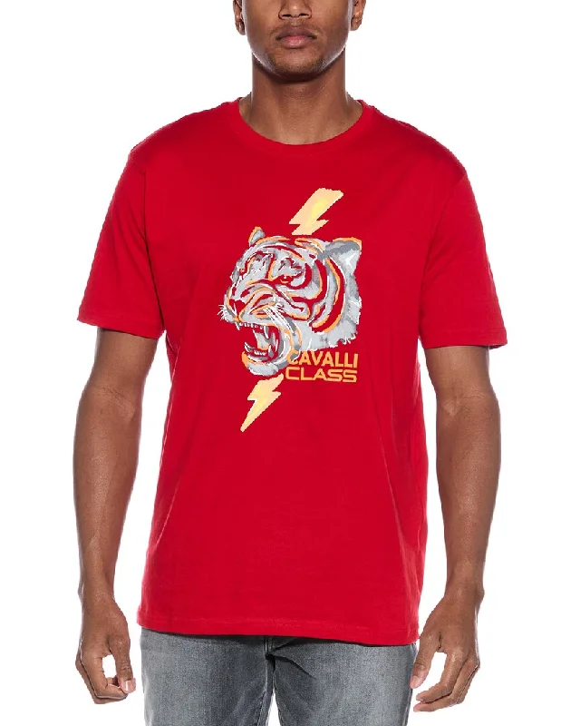 Comfortable Men's Polo ShirtsCavalli Class Graphic T-Shirt