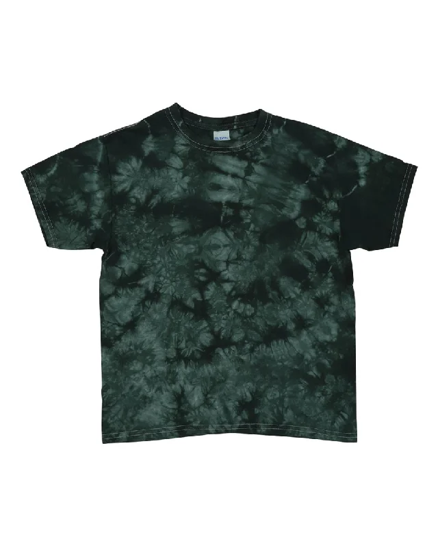 Comfortable Men's Polo ShirtsCrystal Tie-Dyed T-Shirt