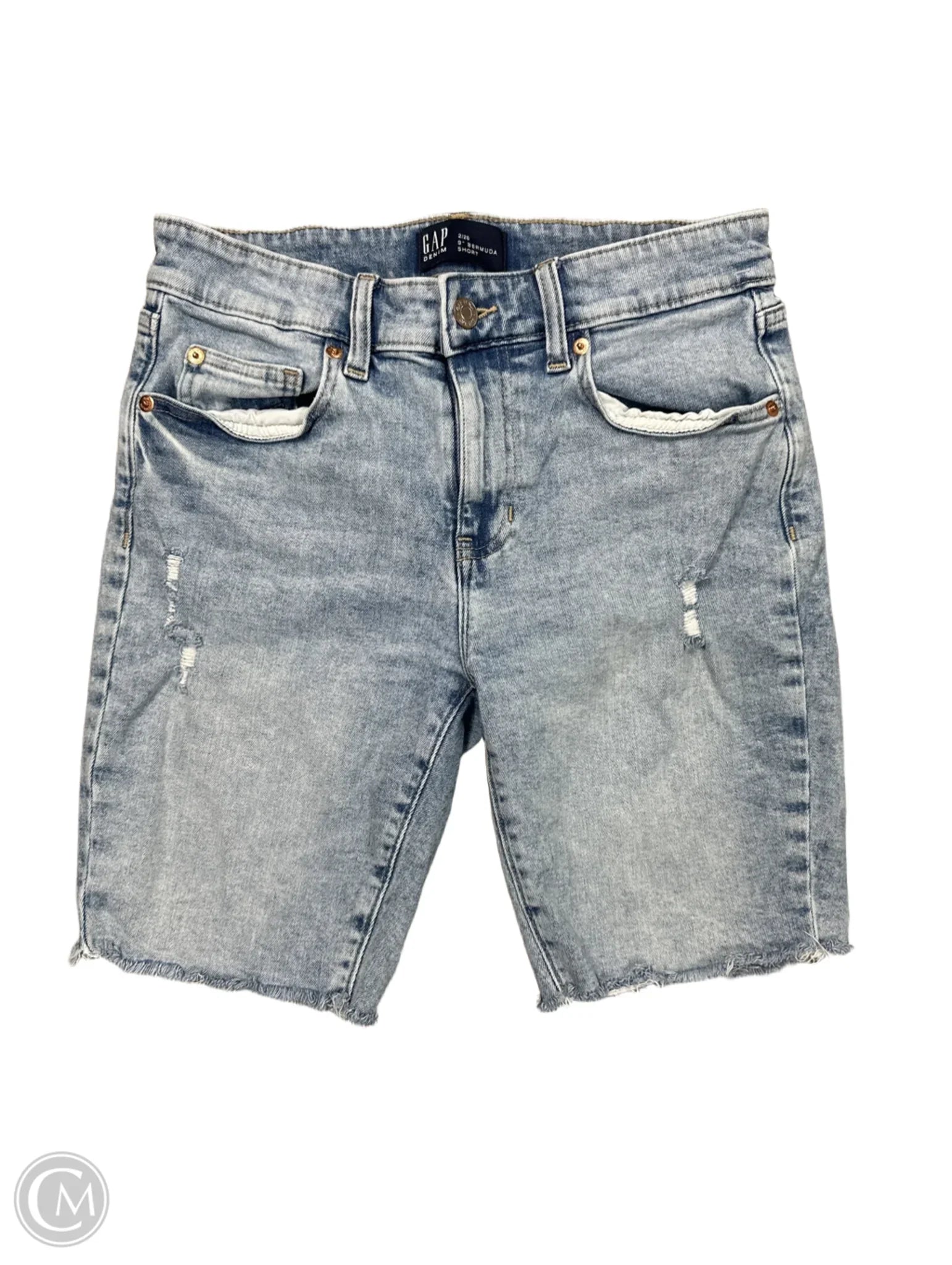 Men's Pants with Stain-Resistant TreatmentShorts By Gap In Blue Denim, Size: Xs