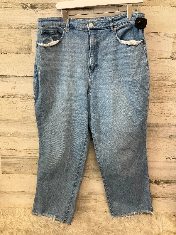Novelty Baseball CapsJeans Wide Leg By Loft In Blue, Size: 16
