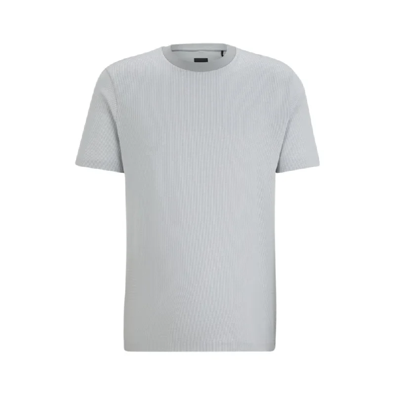 Men's Shirts with Zippered PocketsStructured-cotton T-shirt with mercerized finish