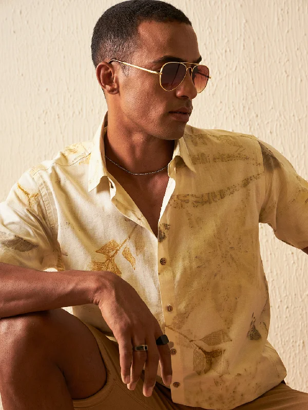 Men's Vintage T-Shirts for a Retro VibeDENNISON ECO Printed Hemp Shirt