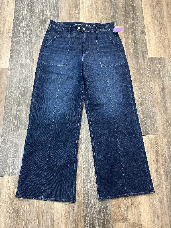 Affordable Baseball HatsJeans Wide Leg By American Eagle In Blue Denim, Size: 14