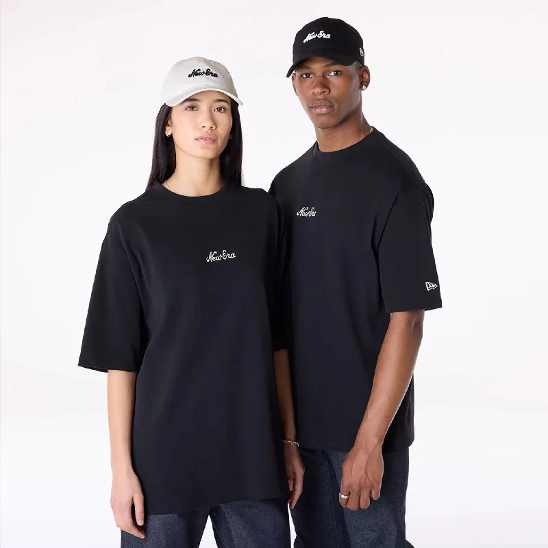 Men's Shirts with Button-Down PocketsNew Era Floral Graphic Black T-Shirt