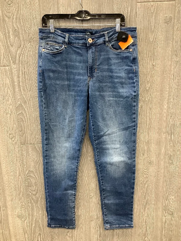 Girls' Straw HatsJeans Boyfriend By J. Jill In Blue Denim, Size: 12
