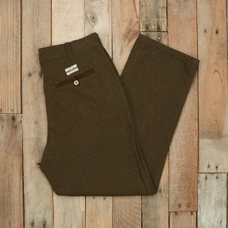 Men's Pants with Adjustable WaistbandsThe Ranch Canvas Pant - Brown