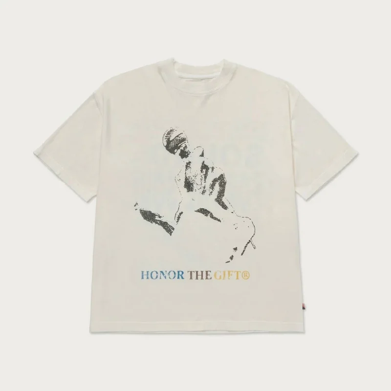 Men's Shirts with Barrel CuffsLive And Direct Mens Tee In Cream