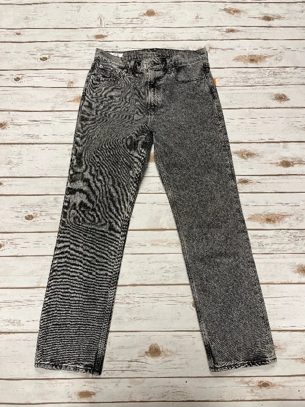 Oversized Bucket HatsJeans Straight By Gap In Black Denim, Size: 8