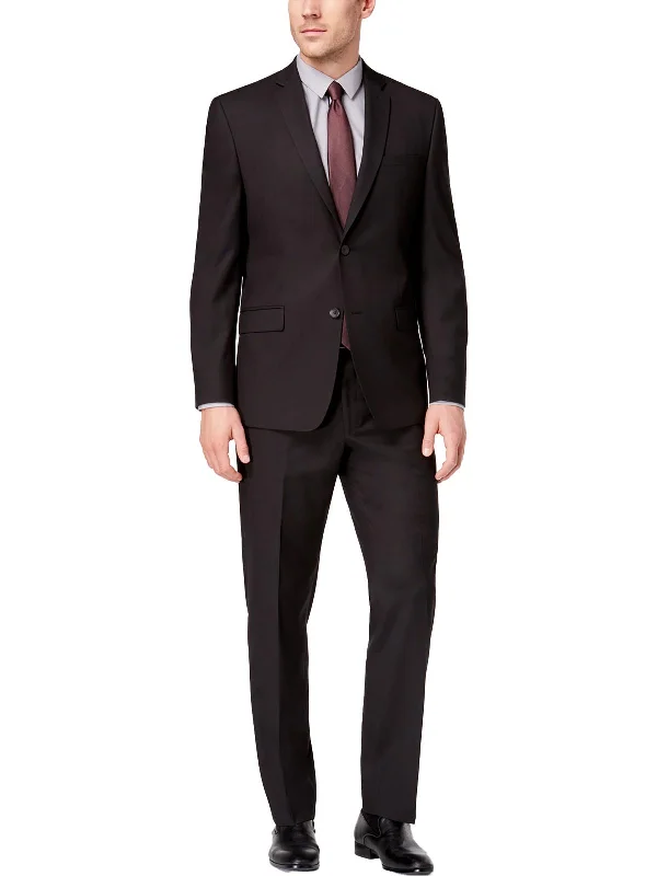 Mens Woven 2PC Two-Button Suit