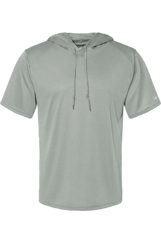 Men's Shirts with Striped PatternsBadger B-Core Hooded T-Shirt