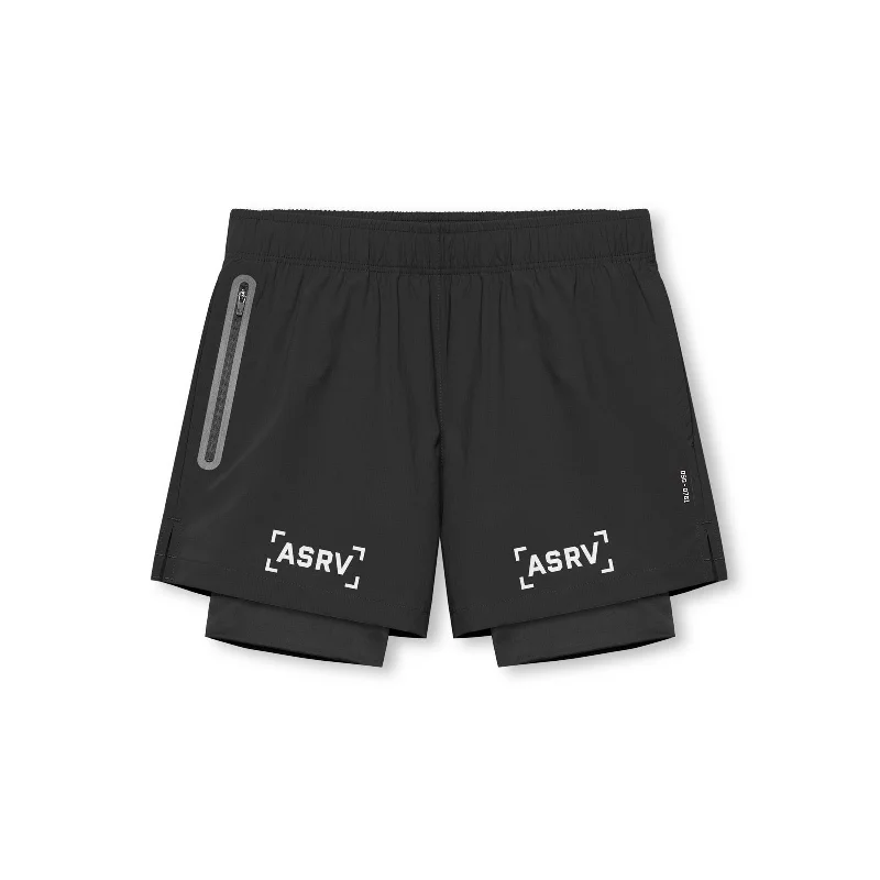 Men's Pants with Stretchable Fabric for Flexibility0761. Ripstop 5" Liner Short - Black