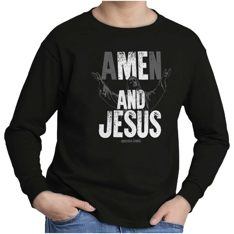 Men's Moisture-Wicking Shirts for All-Day ComfortMe and Jesus Youth Long Sleeve T Shirt