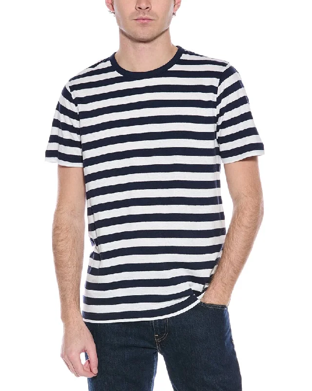 Men's Shirts with Appliquéd SleevesBrooks Brothers Linen-Blend T-Shirt