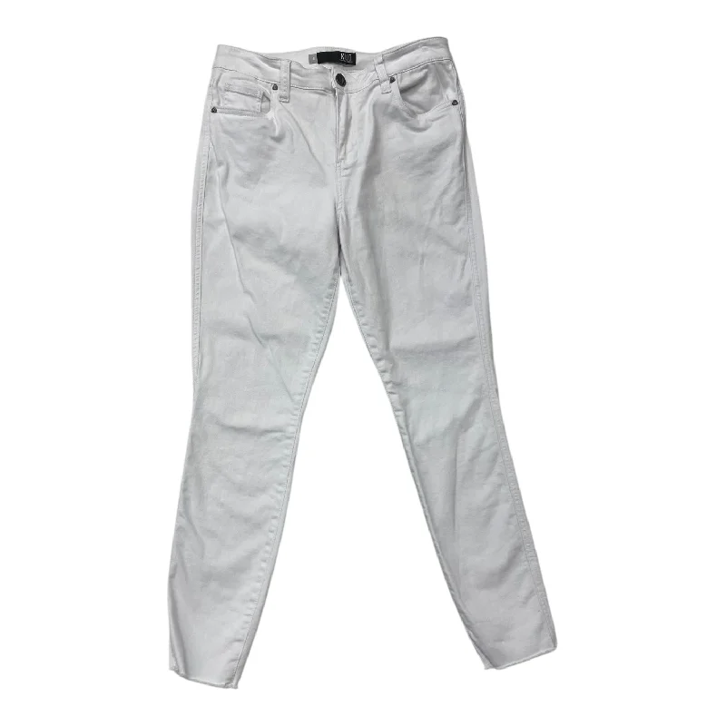 Beach Bucket CapsJeans Skinny By Kut In White Denim, Size:8