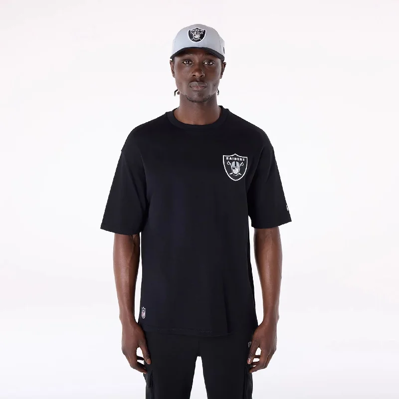 Men's Shirts with French CuffsLas Vegas Raiders NFL Logo Black T-Shirt
