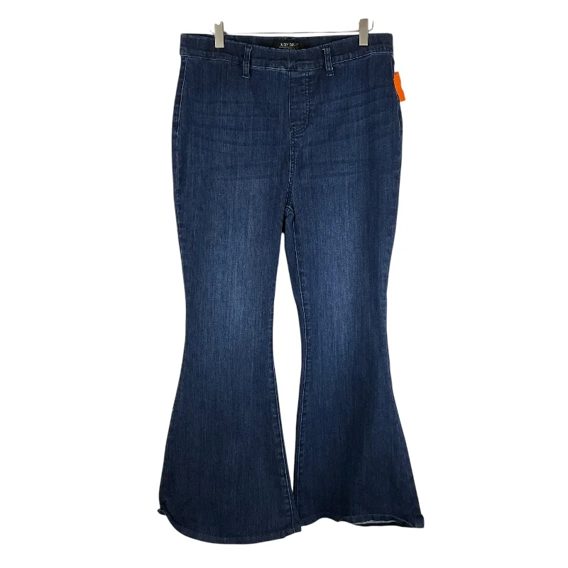 Colorful Straw HatsJeans Flared By Judy Blue In Blue Denim, Size: 14