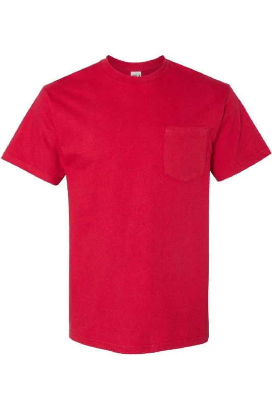 Comfortable Men's Polo ShirtsGildan Hammer Pocket T-Shirt