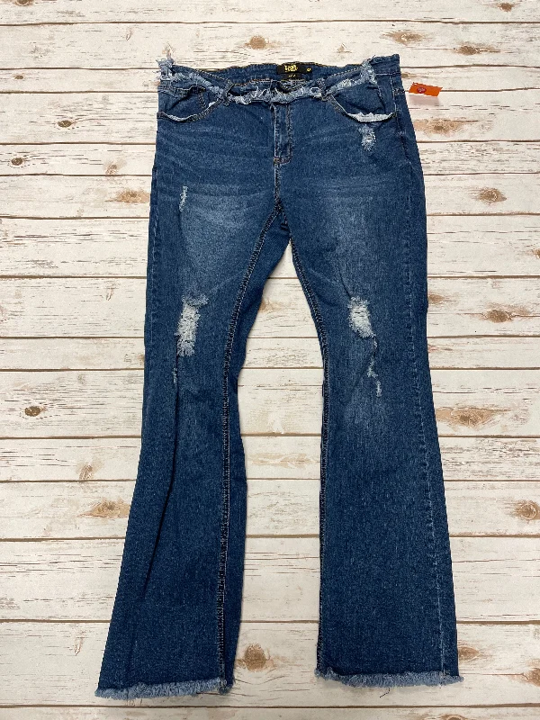 Boys' Baseball CapsJeans Boot Cut By Cme In Blue Denim, Size: 18