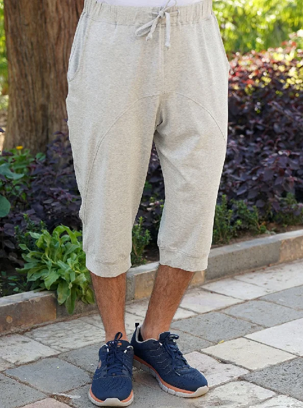 Men's Tailored Pants for a Sharp AppearanceJersey Three-Quarter Length Bottoms