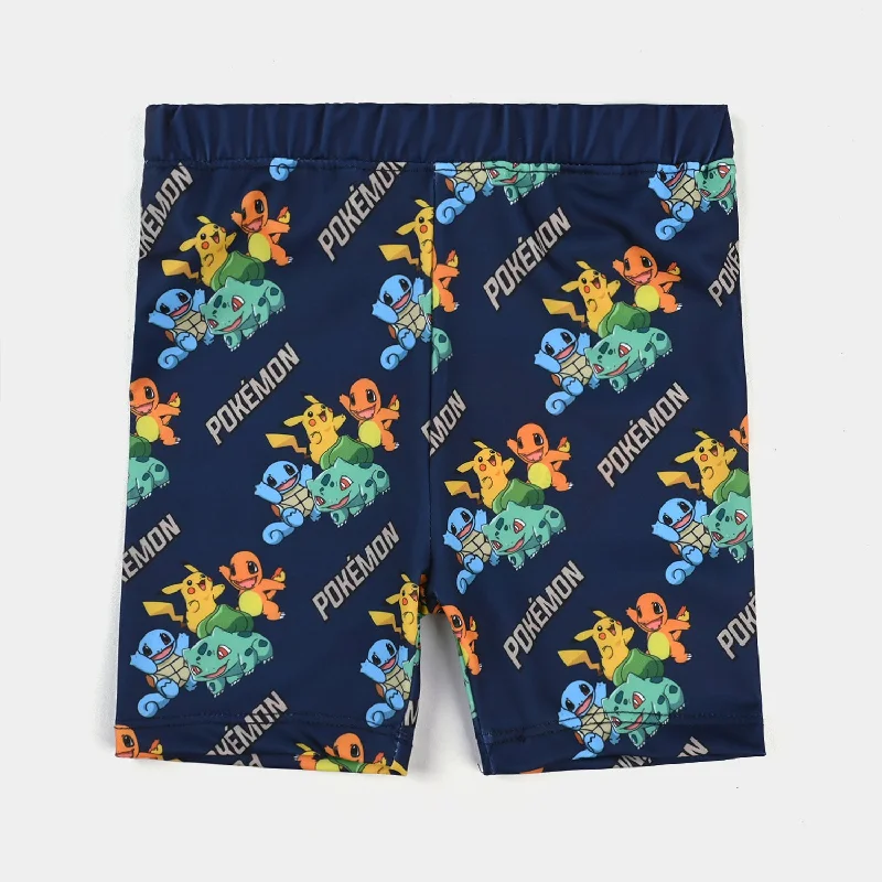 Men's Pants with Patchwork PatternsBoys Microfiber Jersey Swim Short-NAVY