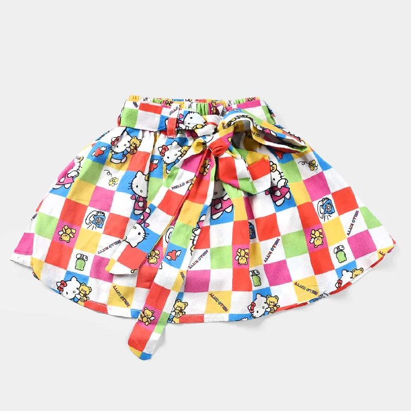Men's Pants with Contrast StitchingInfant Girls Viscose Short Skirt Kitty Party-Multi