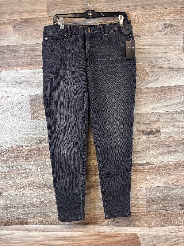 Modern Snapback CapsJeans Skinny By Lauren By Ralph Lauren In Black Denim, Size: 12p