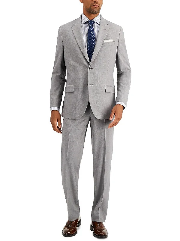 Mens 2 PC Business Two-Button Suit