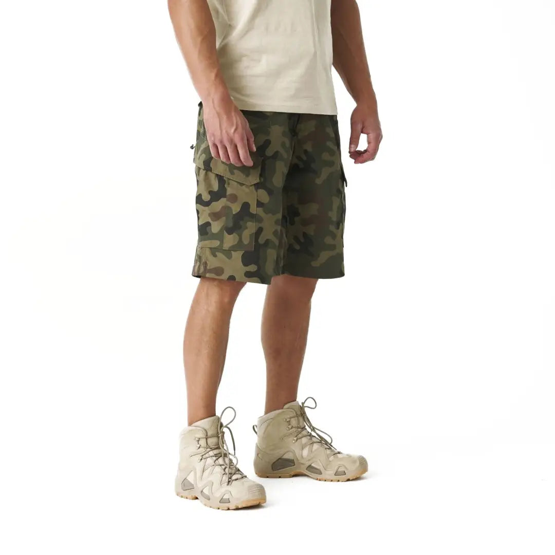 Men's Pants with Functional PocketsHelikon-Tex Polycotton Ripstop CPU Shorts