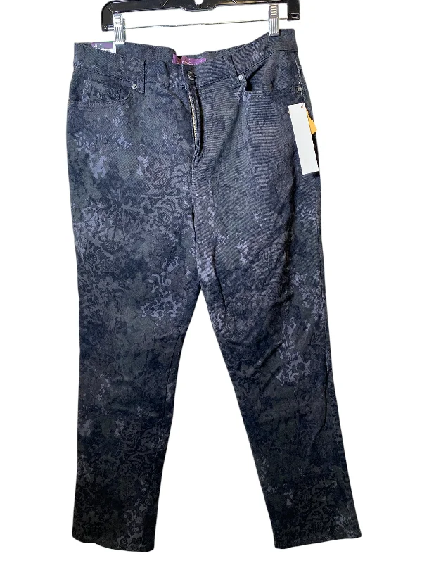 Girls' Straw HatsJeans Straight By Gloria Vanderbilt In Black & Grey, Size: 12