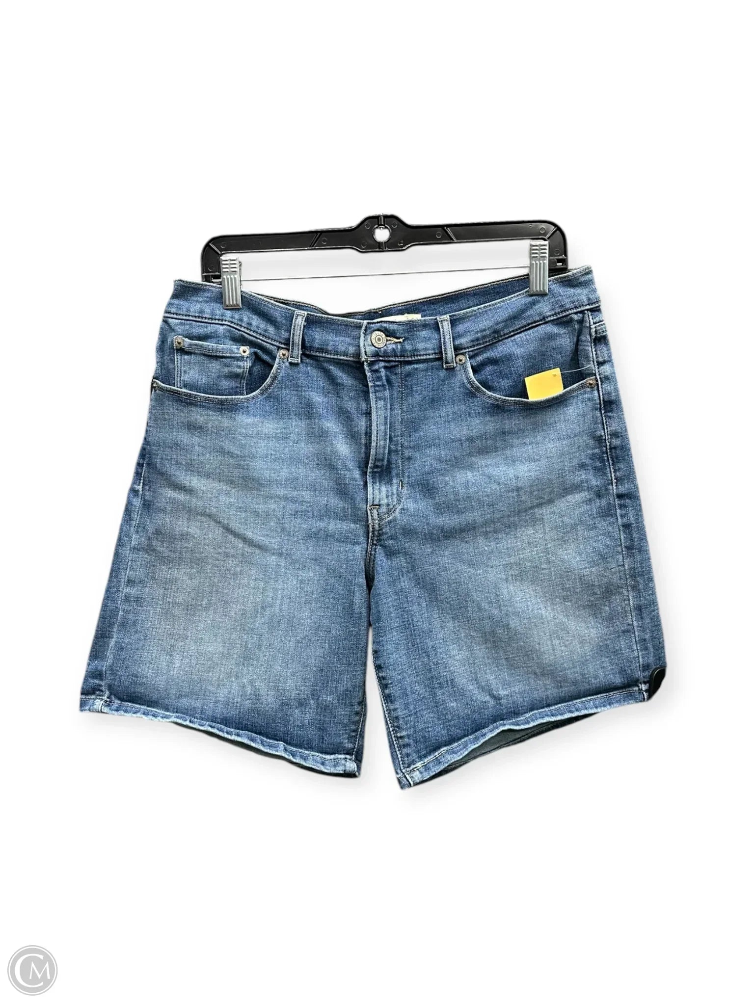 Men's Patterned Pants with Geometric DesignsShorts By Levis In Blue Denim, Size: 10