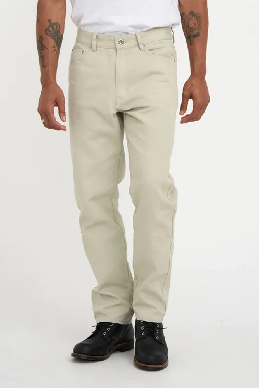 Men's Unique and Designer Bottom Wear for a Statement LookDEUS EX MACHINA DIXON CANVAS JEAN, OFF WHITE