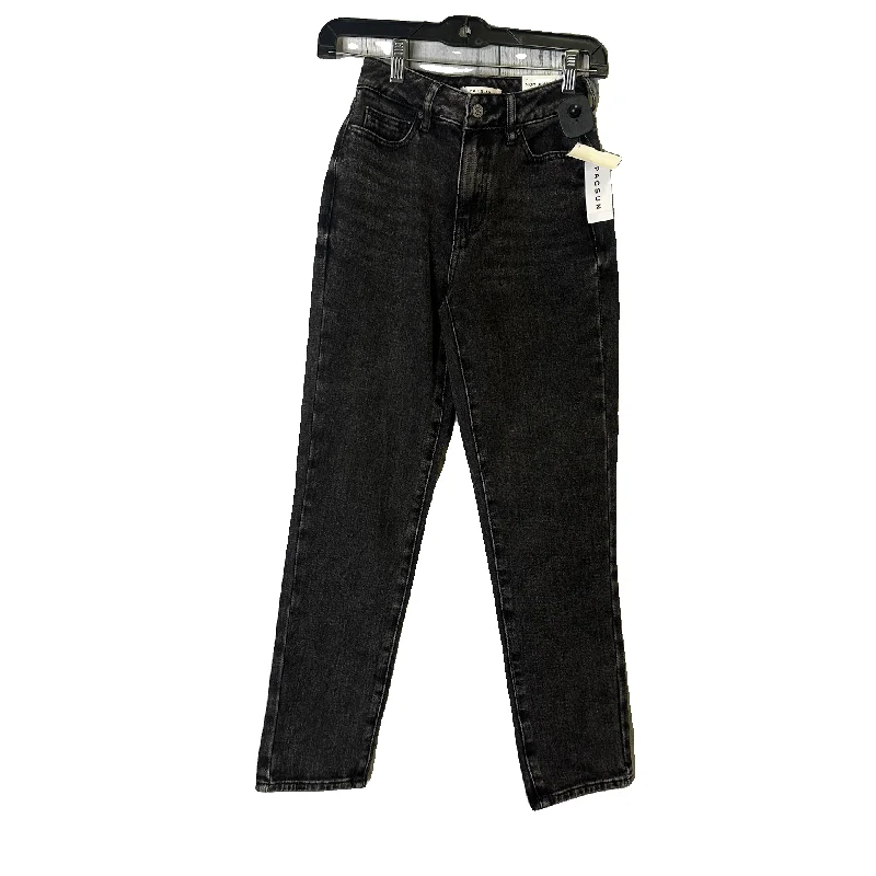 Warm Winter BeaniesJeans Straight By Pacsun In Black Denim, Size: Xxs