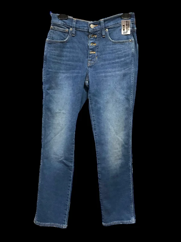 Waterproof Work HatsJeans Straight By J. Crew In Blue, Size: 2