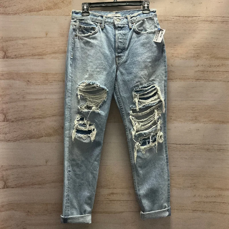 Funky Bucket CapsJeans Boyfriend By Clothes Mentor In Blue Denim, Size: 4