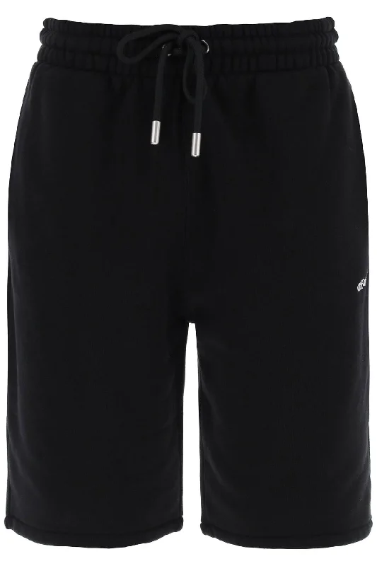 Men's Skinny Jeans for a Trendy LookOff- Men's "Sporty Bermuda Shorts With Embroide Arrow