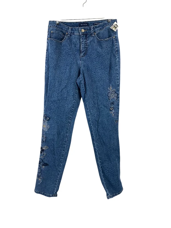 Girls' Straw HatsJeans Skinny By Charter Club In Blue Denim, Size: 8