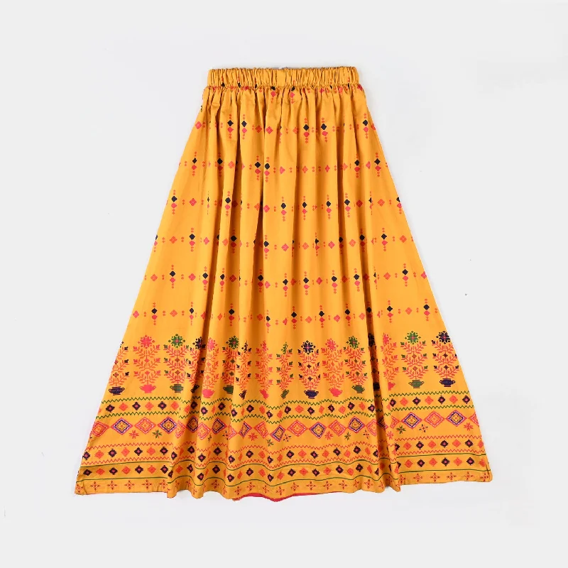 Men's Skinny Jeans for a Trendy LookGirls Cotton Poplin Long Skirt Tigerlily-Mustard
