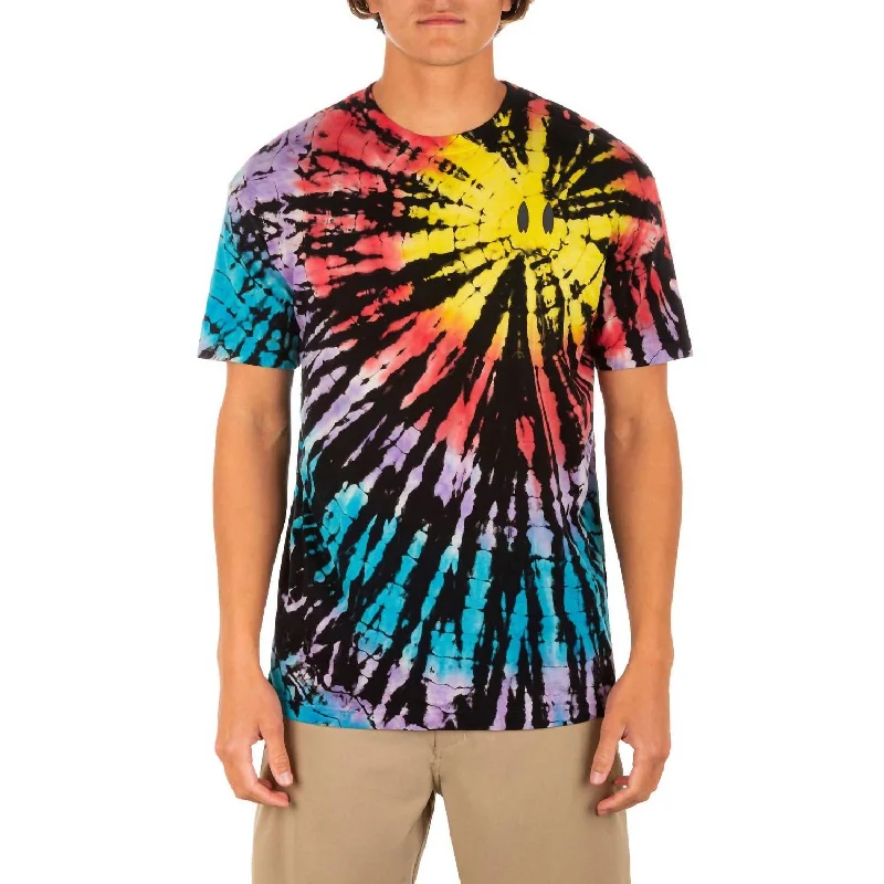 Men's Shirts with Velcro ClosuresStrands Short Sleeve T-Shirt In Black