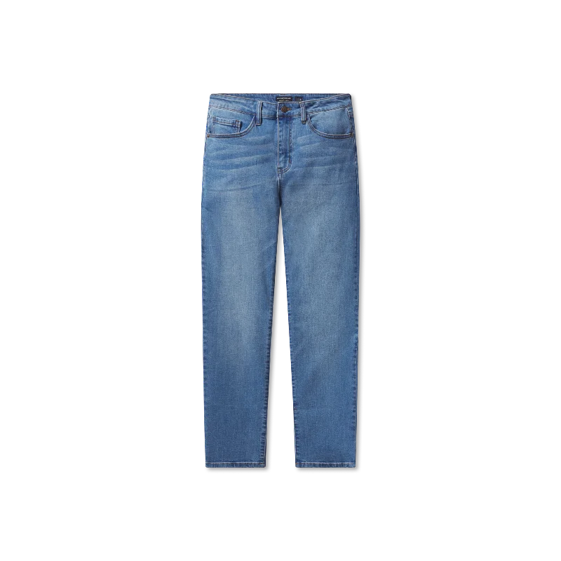 Men's High-Waisted Pants for a Retro StyleGreenville Stretch Denim Jean - Light Blue