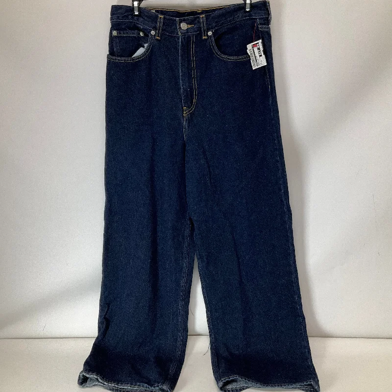 Embroidered Bucket HatsJeans Straight By Levis In Blue Denim, Size: 10