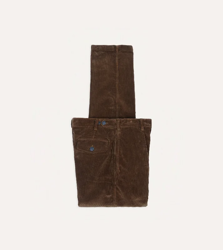 Men's Dress Pants for Special OccasionsRusset Cotton Corduroy Games Trousers