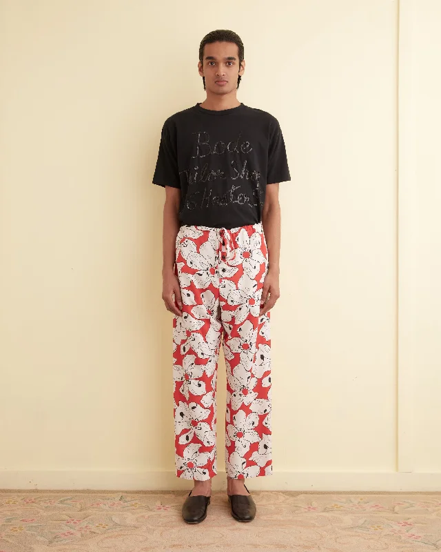 Men's Pants with Patchwork PatternsLily Squash Pajama Pants - M