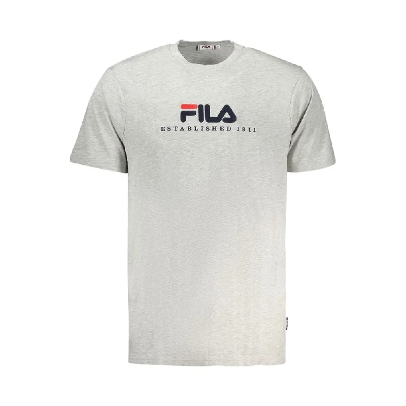 Men's Shirts with Pocket SquaresFila  Cotton Men's T-Shirt