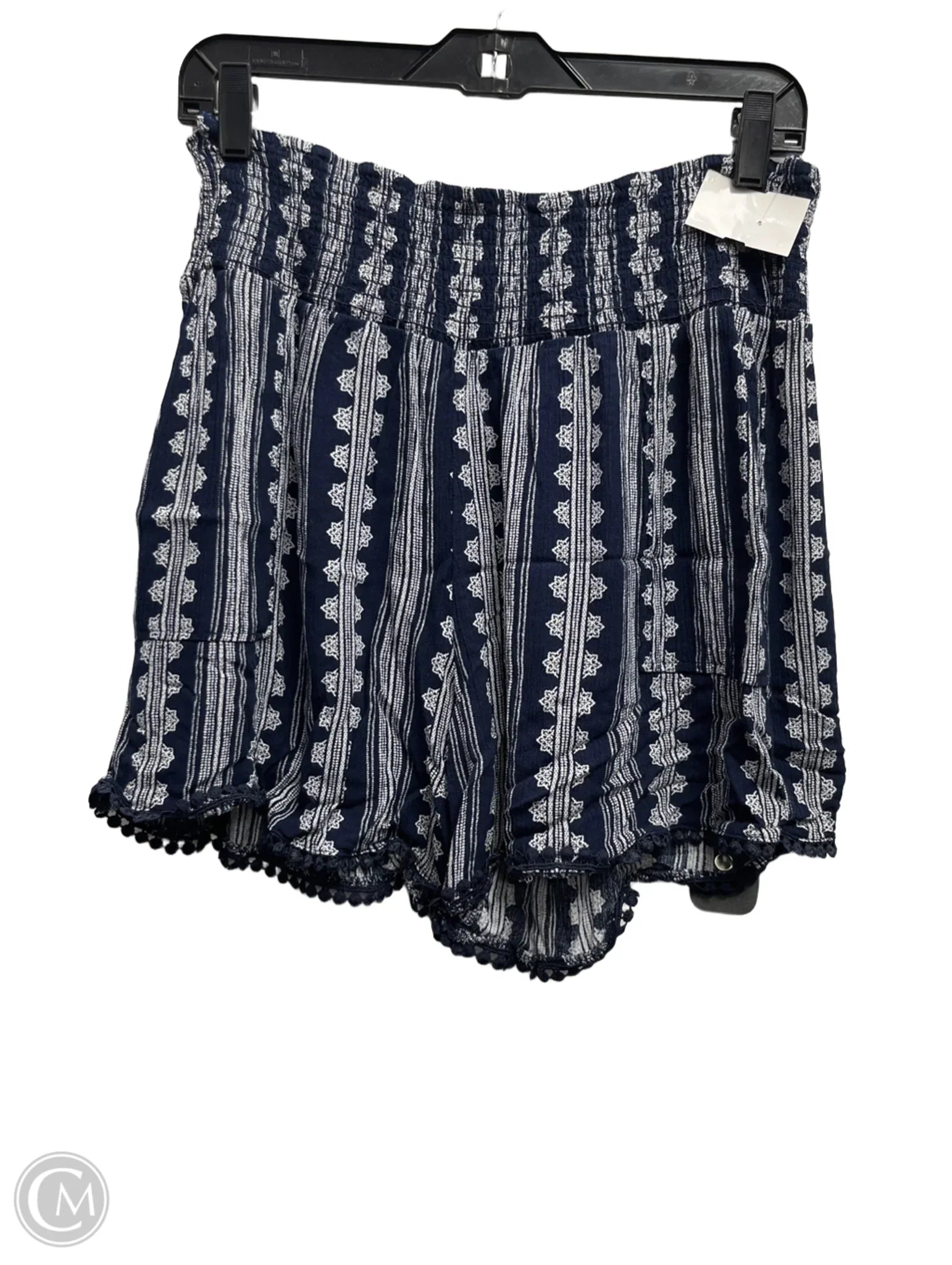 Men's Patterned Pants with Animal PrintsShorts By Three Dots In Navy, Size: Xxl