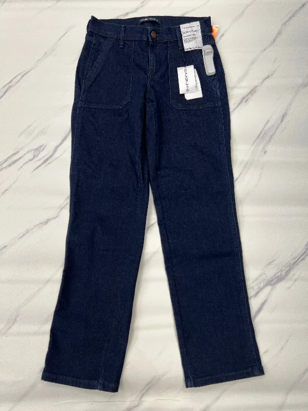 Designer Fedora HatsJeans Straight By Calvin Klein In Blue, Size: 2