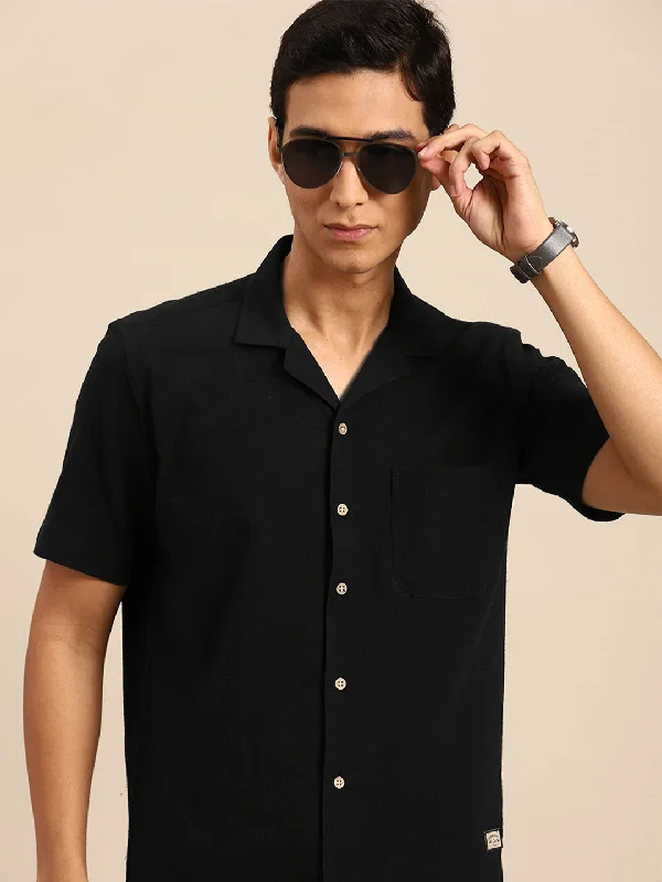 Men's Color-Blocking Shirts for a Statement LookDENNISON Men Smart Opaque Casual Shirt