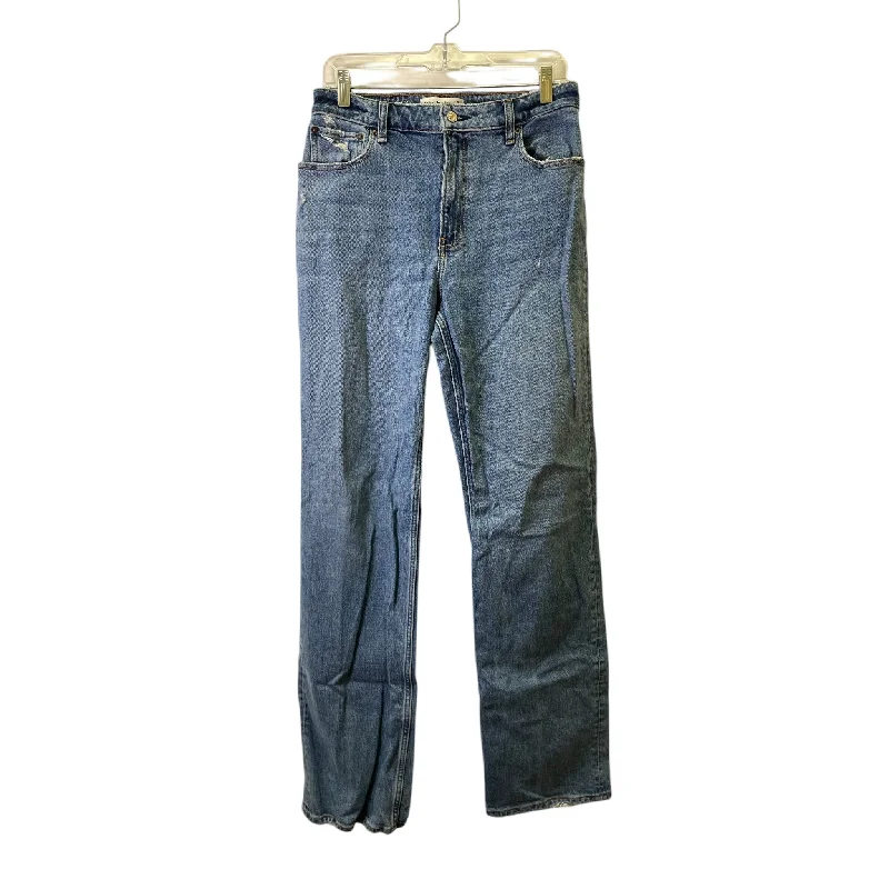 Rainproof Bucket HatsJeans Straight By Abercrombie And Fitch In Blue, Size:8